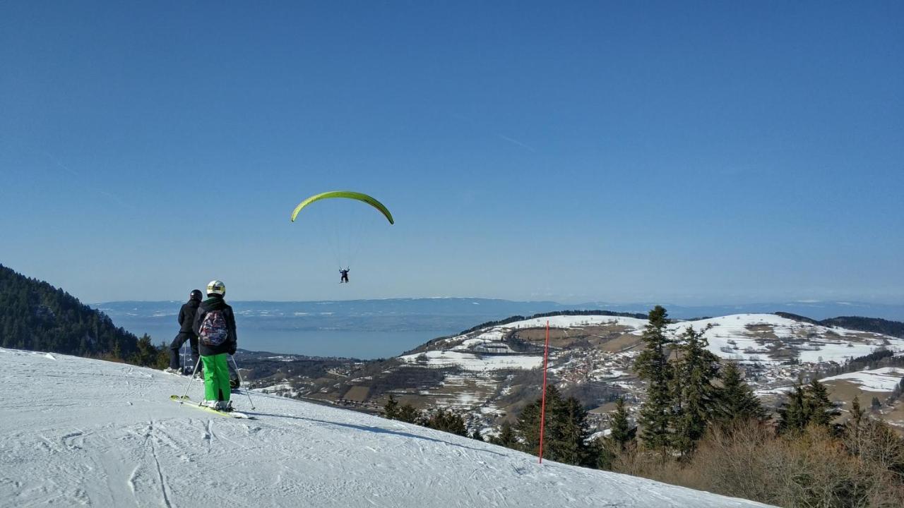 Appartement T2 A Bernex Avec Wifi, Vue Sur Montagne ภายนอก รูปภาพ